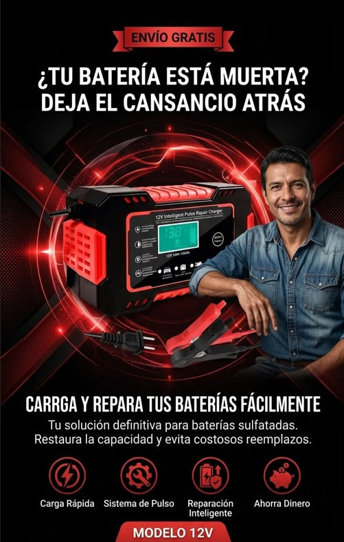ChargePro 12V | Revive tu batería en minutos